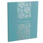 Gästebuch 50Bl 27x22 Titan türkis
