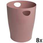 Papierkorb Ecobin Skandi Altrosa