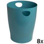 Papierkorb Ecobin Skandi Pazifikbl