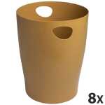 Papierkorb Ecobin Neo Deco Gold