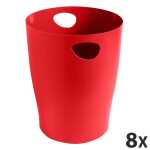 ECOBIN Papierkorb Office rot