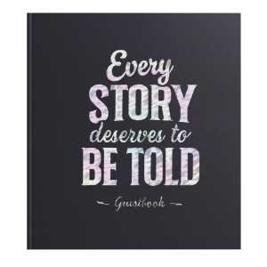 Gästebuch 70Bl 21x19 Letter blau