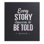 Gästebuch 70Bl 21x19 Letter blau