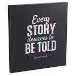 Gästebuch 70Bl 21x19 Letter blau