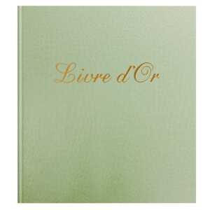 Gästebuch 70Bl 21x19 Prestige grün