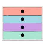 Exacompta Filibox 4 Laden Candy Tidy 4 sort
