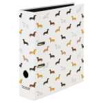 Motivordner A4 8cm Rücken Dachshund