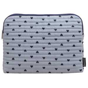 Laptophülle 13-14 Herz 34x27x2,5 Bl