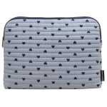 Laptophülle 13-14 Herz 34x27x2,5 Bl