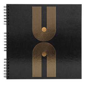 Spiralalb 60S sw 32x32cm Graphik Sw