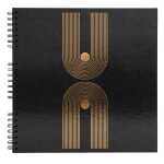 Spiralalb 60S sw 32x32cm Graphik Sw