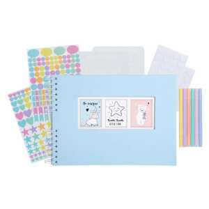 SetScrapbooking 32x22 Addict blau