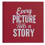 Fotoalbum 30S sw 25x25 Letter rot