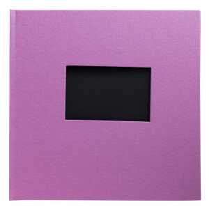 Fotoalbum 30S schw 25x25 Pop lilas