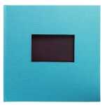 Fotoalbum 30S schw 25x25 Pop cyan