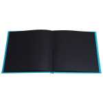 Fotoalbum 30S schw 25x25 Pop cyan