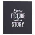 Fotoalbum 60S sw 29x32 Letter blau