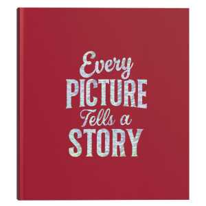 Fotoalbum 60S sw 29x32 Letter rot
