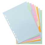 Register A4 Recy 8tlg pastell