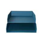 Set 2 Ablagekörben OfficeByMe blau