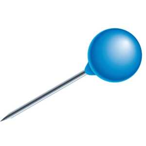 Markiernadel rund Ø6mm hbl 50St