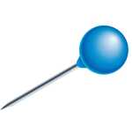 Markiernadel rund Ø6mm hbl 50St