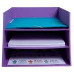 Briefablage 3E Karton Teksto violet