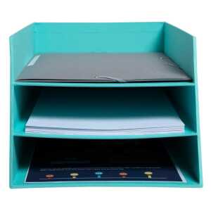 Briefablage 3E Karton Teksto blaugn