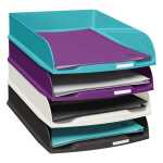 4 Briefkörbe COMBOStyli Titan sort