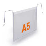 Drahtbügeltasche A5 quer PP