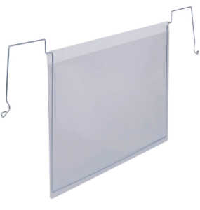 Drahtbügeltasche A4 quer PP 50 Stück