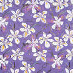Goldbuch Geschenkpapier Orchid Mood purple
