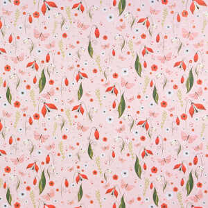 Goldbuch Geschenkpapier Secret Garden pink