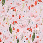 Goldbuch Geschenkpapier Secret Garden pink