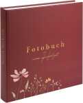 Goldbuch Hochzeitsalbum Blütenliebe bordeaux