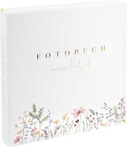Goldbuch Hochzeitsalbum Blütenliebe weiß
