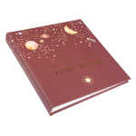Goldbuch Babyalbum voller Wunder - Weltraum Terracotta