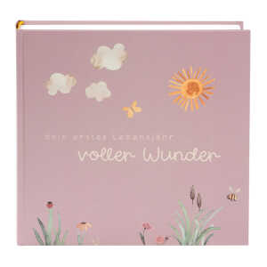 Goldbuch Fotoalbum voller Wunder - Wiese altrosa