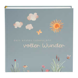 Goldbuch Fotoalbum voller Wunder - Wiese salbeigrün