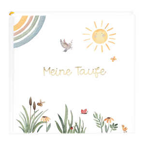 Goldbuch Taufalbum voller Wunder - Wiese weiß