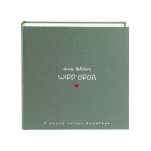 Goldbuch Fotoalbum aus klein wird GROß Artischocke