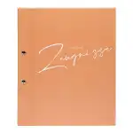 Goldbuch Zeugnismappe Schwungvoll pfirsich