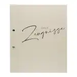 Goldbuch Zeugnismappe Schwungvoll creme