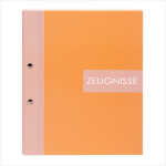 Goldbuch Zeugnismappe Zweiklang papaya