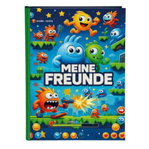 Goldbuch Freundebuch Level Up!