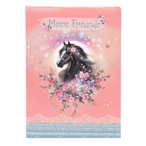 Goldbuch Freundebuch Luna