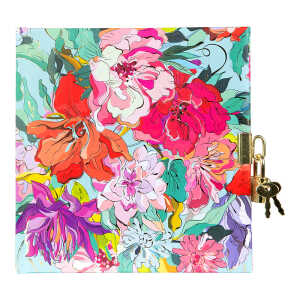 Goldbuch Tagebuch Velvet Bloom