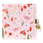 Goldbuch Tagebuch Secret Garden pink
