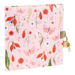 Goldbuch Tagebuch Secret Garden pink