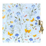 Goldbuch Tagebuch Secret Garden Blue
